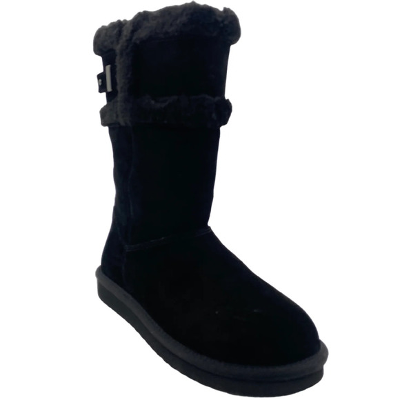 Koolaburra by UGG Shoes - Koolaburra by UGG Suede Tall Winter Boots Barlee Black - Medium